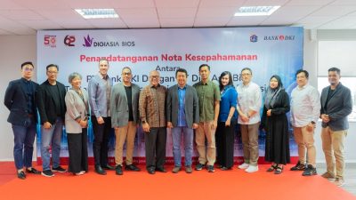 Kolaborasi Perluasan Akses Pendanaan Digital, Bank DKI ‘Bergandengan Tangan’ dengan Digiasia