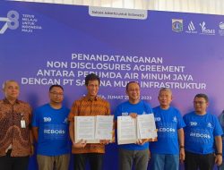 Arief Nasrudin: Air Perpipaan Lebih Terjamin secara Kesehatan, PAM Jaya Sinergi dengan PT SMI