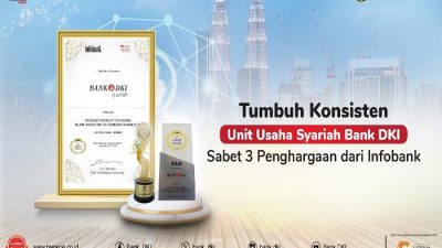 Unit Usaha Syariah Bank DKI Tumbuh Konsisten hingga Sabet 3 Penghargaan dari Infobank