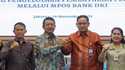 Mudahkan Pengelolaan Pembayaran Pedagang Pasar, Bank DKI ‘Gandeng Tangan’ Pasar Jaya