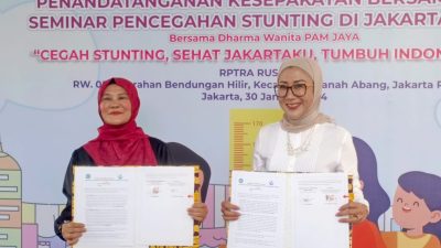 PKK Jakpus dan DWP PAM Jaya Sepakat Cegah Stunting di 5 Kelurahan