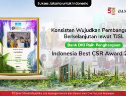 Bank DKI Konsisten Wujudkan Pembangunan Berkelanjutan lewat TJSL