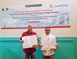 Bank DKI-PT Bangun Niaga Perkasa Kerja Sama Pemberian Fasilitas Kredit Kepemilikan Tempat Jualan di Pasar Sehat Banjaran Kabupaten Bandung