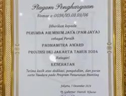 PAM Jaya Sabet Padmamitra Award 2024 Dalam Pencegahan Stunting untuk 1000 Balita